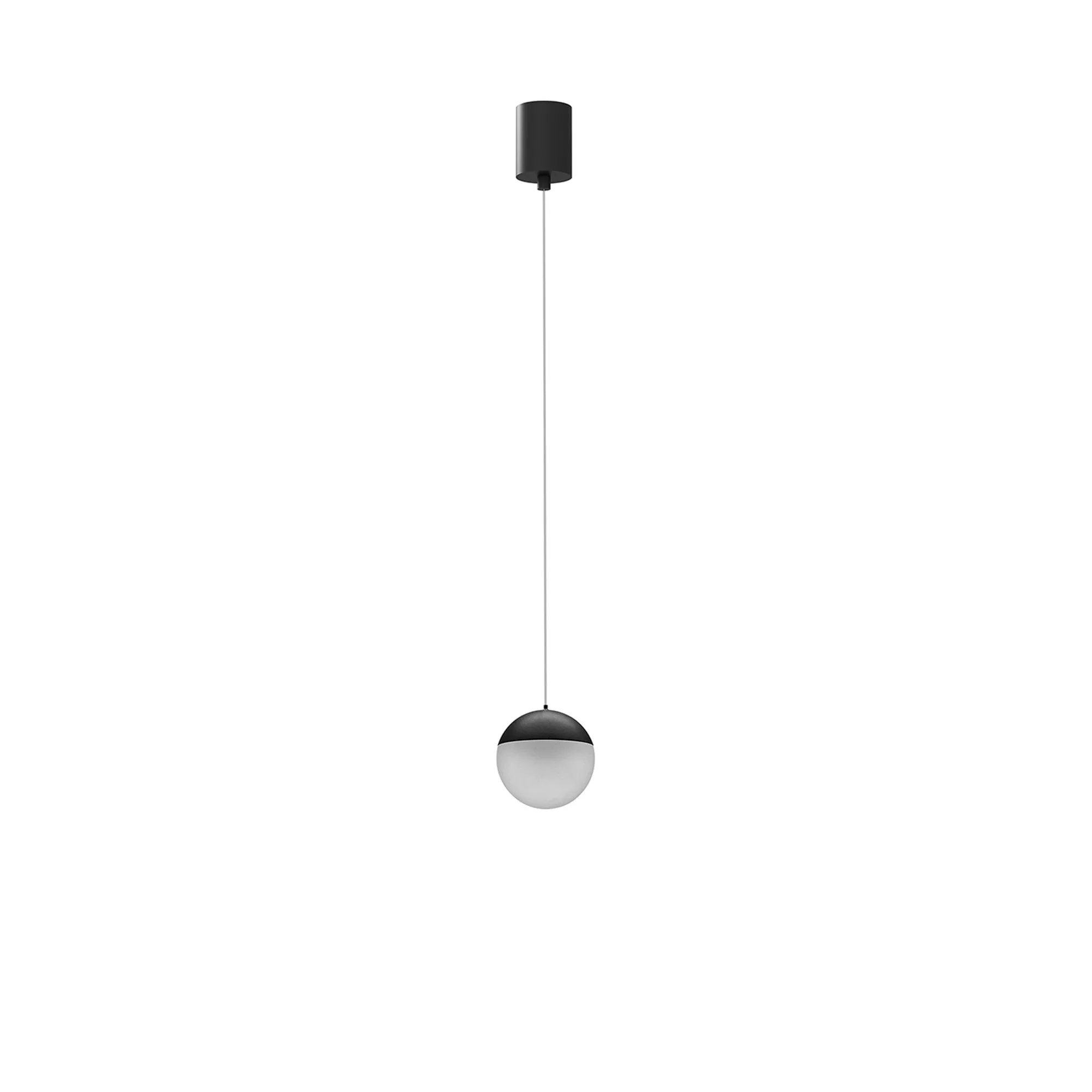 Mantra M8439 Kilda 1 Light LED Surface Pendant Black