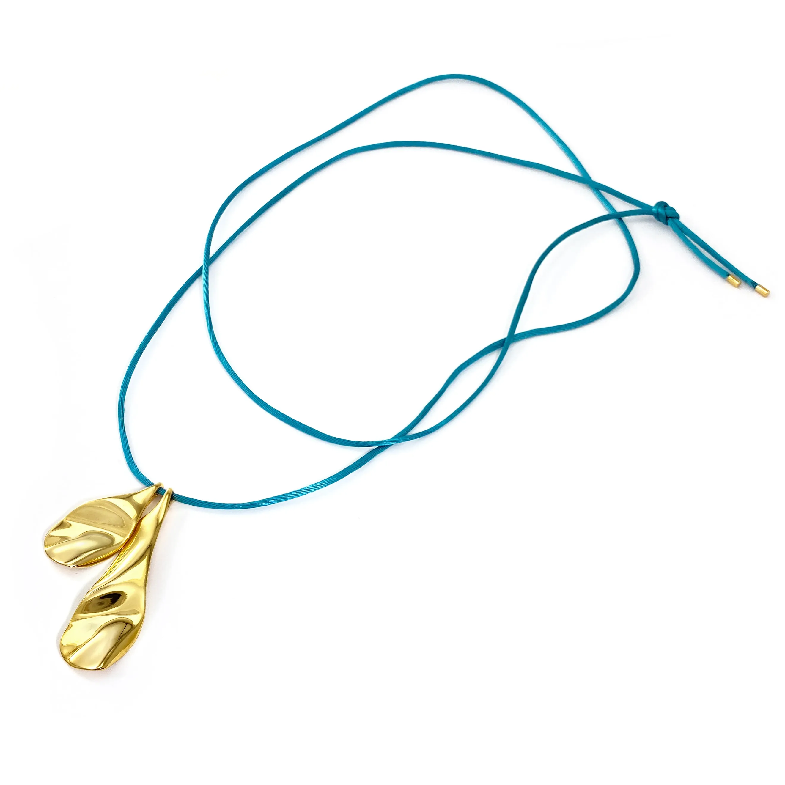 Margot Tie Necklace - Gold