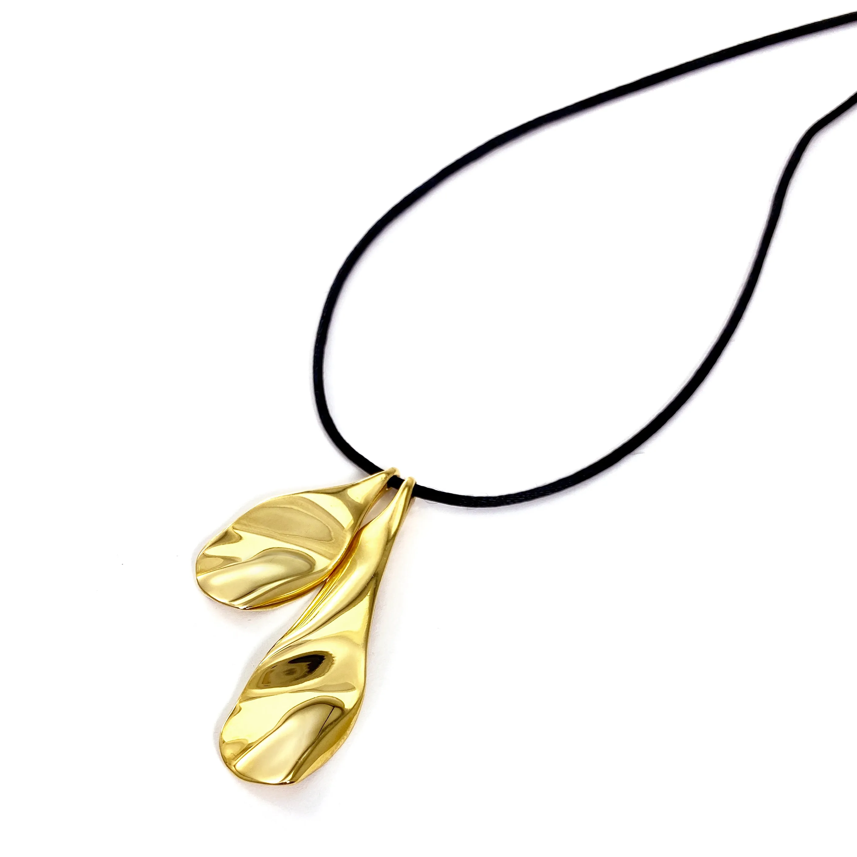 Margot Tie Necklace - Gold