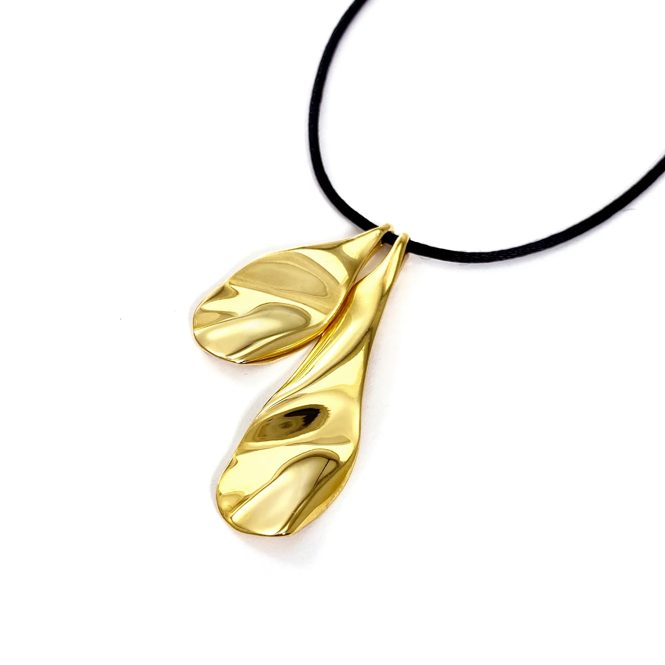 Margot Tie Necklace - Gold