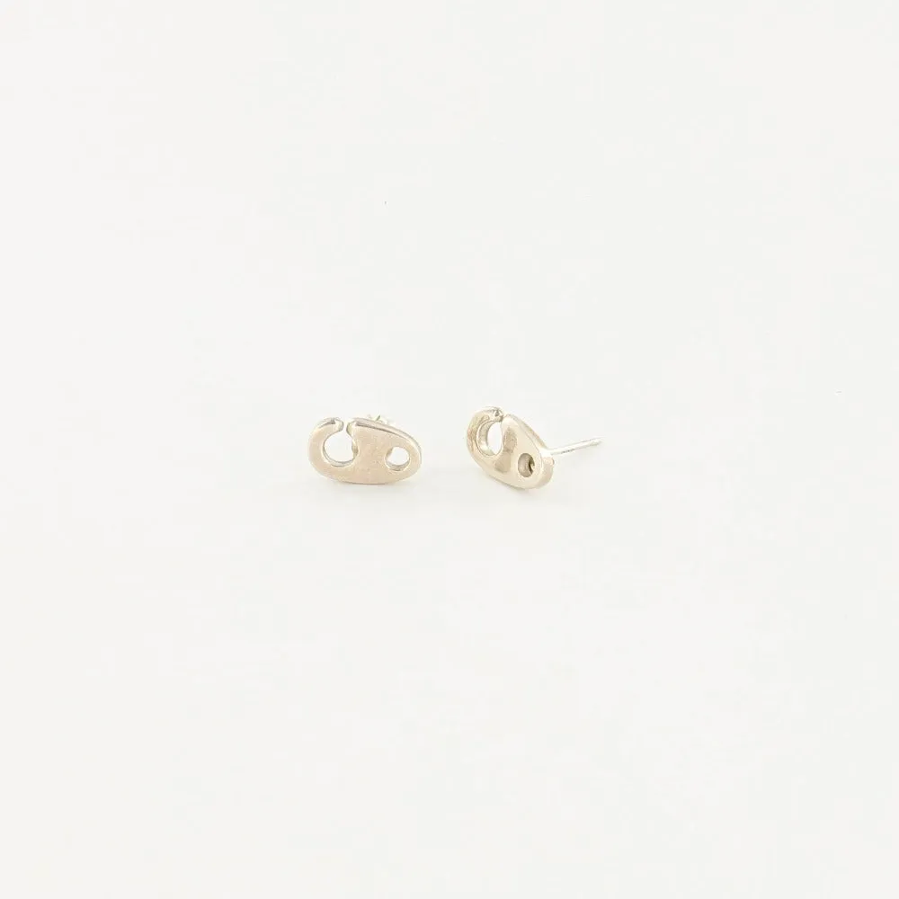 Mini Brummel Earrings in Sterling Silver