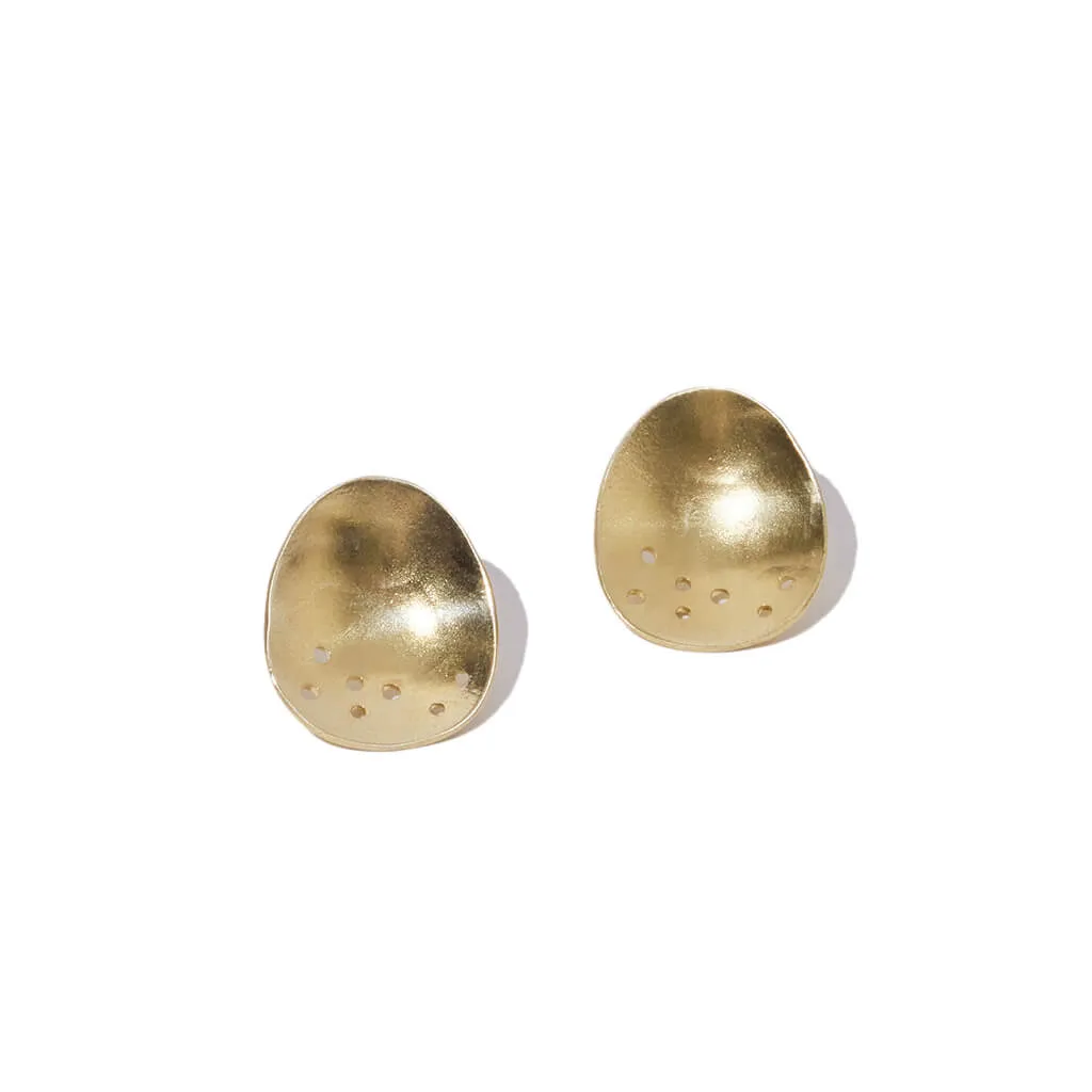 Mini Origin Earrings - Brass