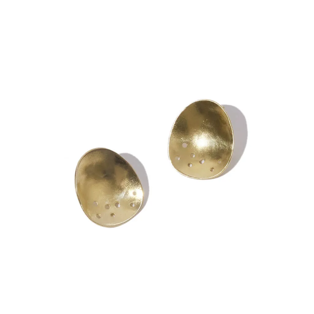 Mini Origin Earrings - Brass