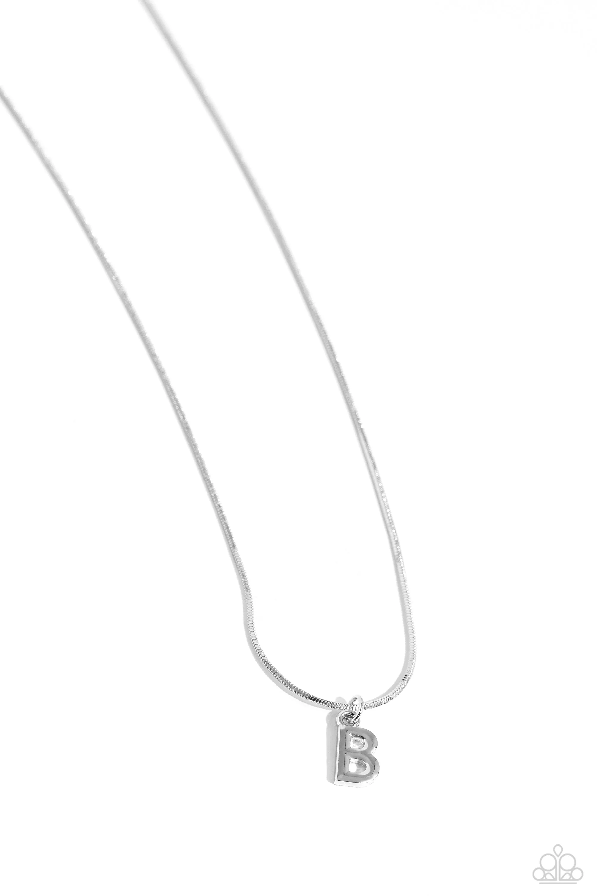 Necklaces Seize the Initial - Silver - B