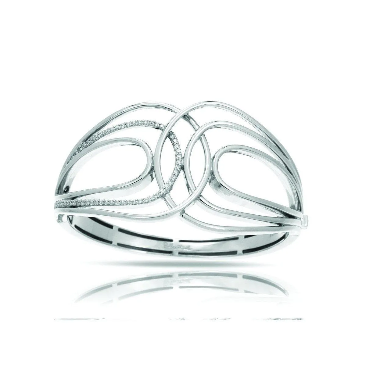 Onda Silver Bangle