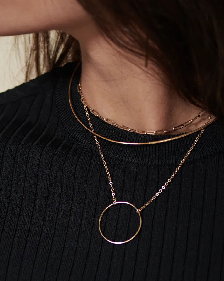 Open Circle Necklace