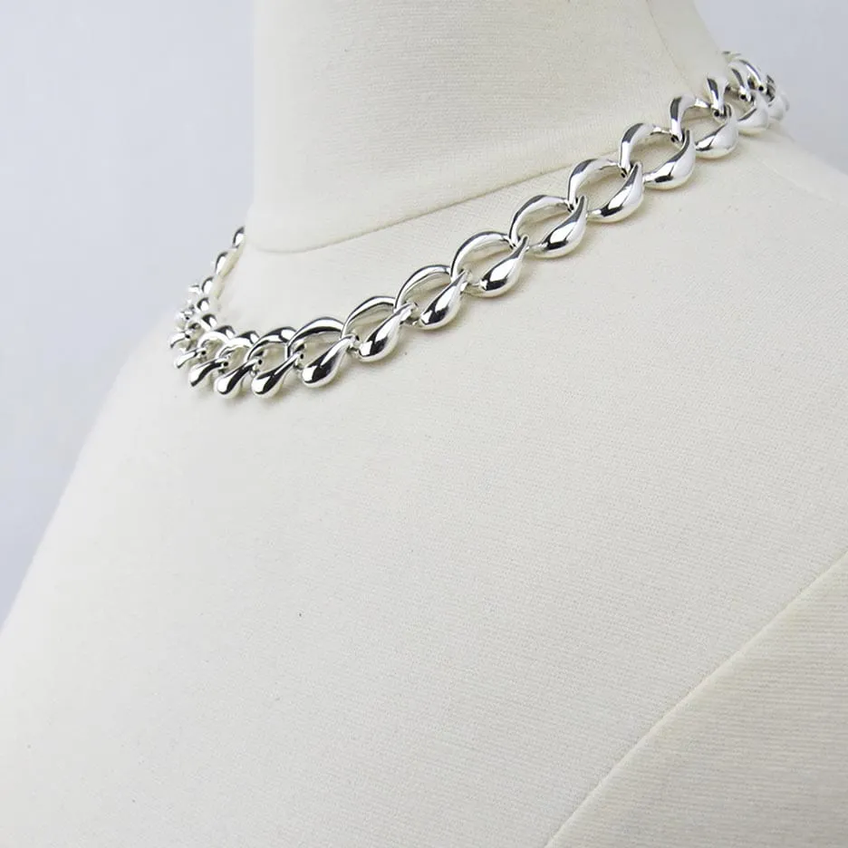 Oval Link Electroform Necklace