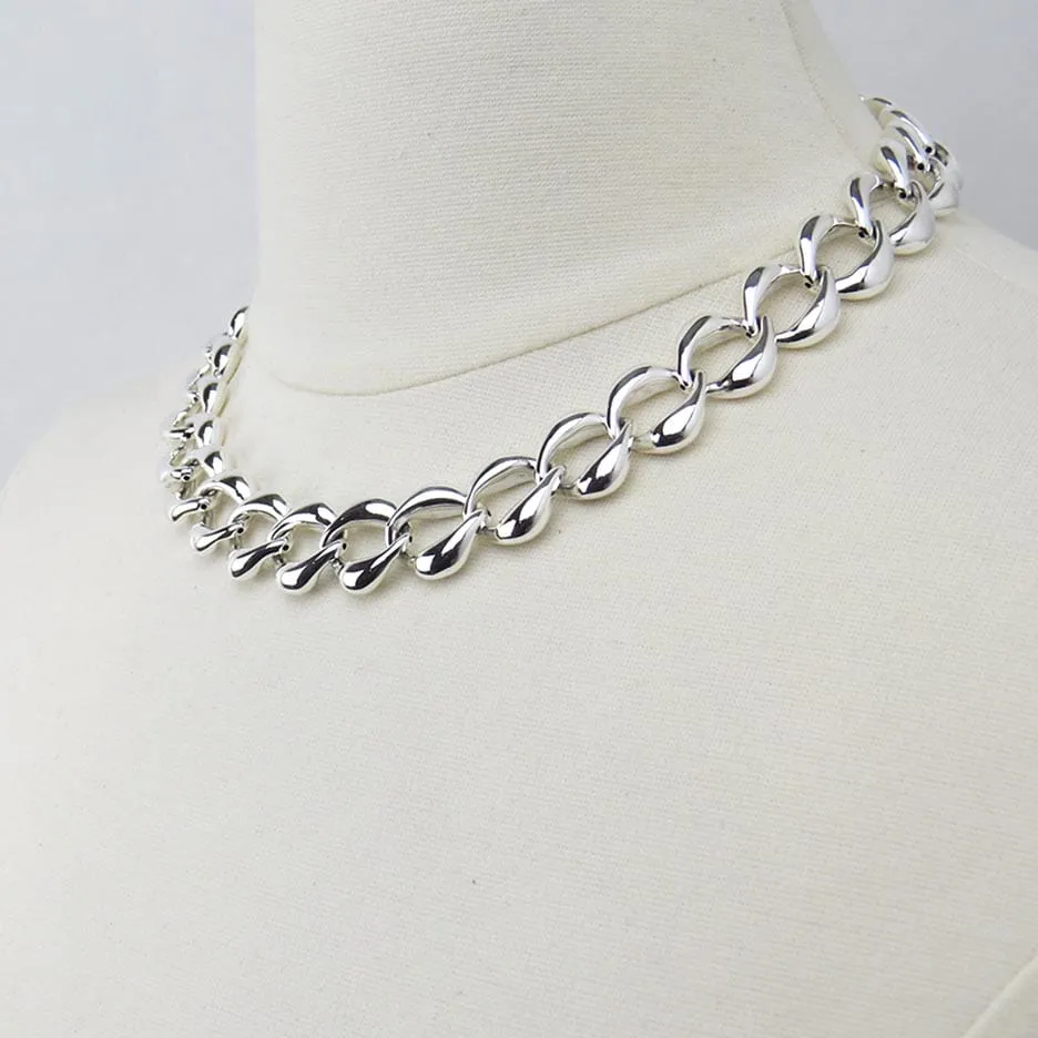 Oval Link Electroform Necklace