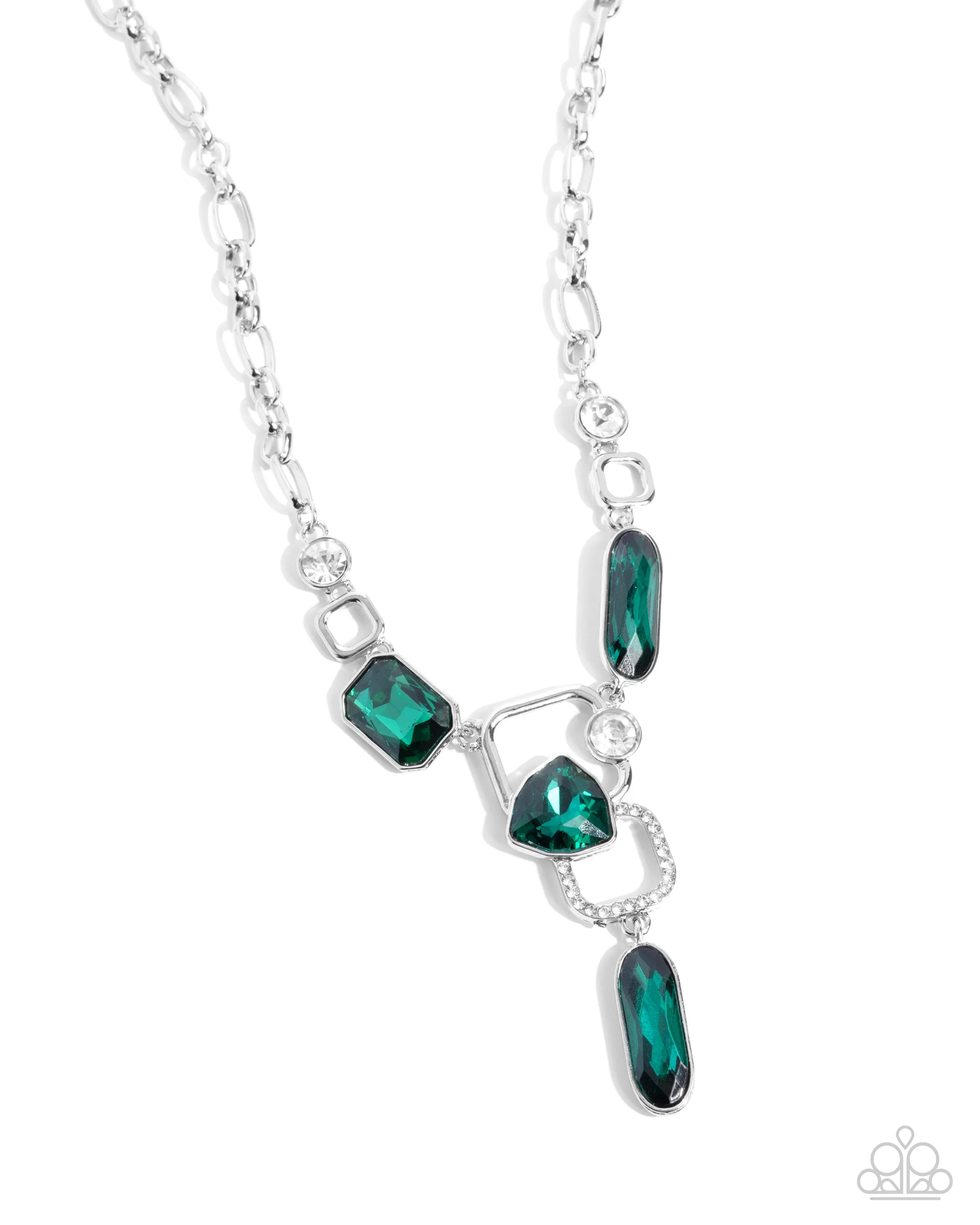 Paparazzi Artistic Elegance - Green Necklace