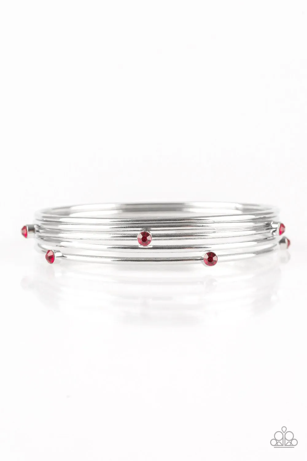 Paparazzi Bracelet ~ Delicate Decadence - Red