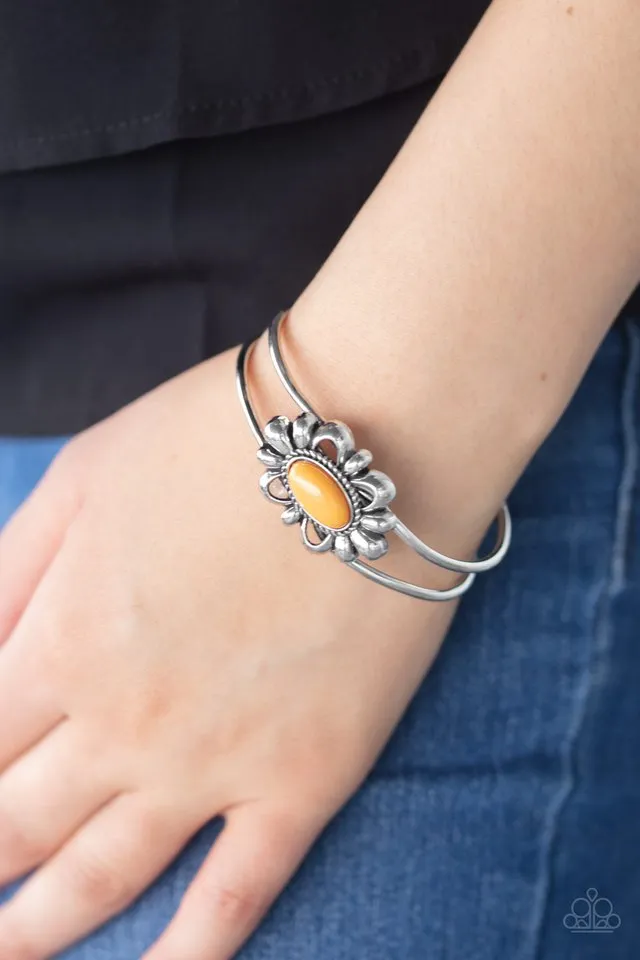 Paparazzi Bracelet ~ Serene Succulent - Orange