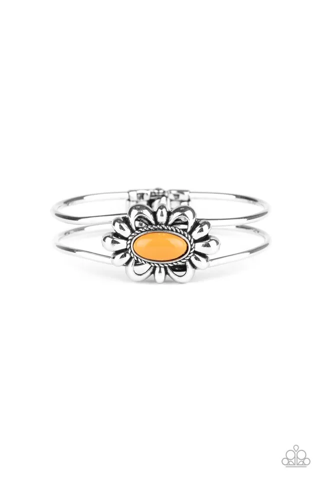 Paparazzi Bracelet ~ Serene Succulent - Orange