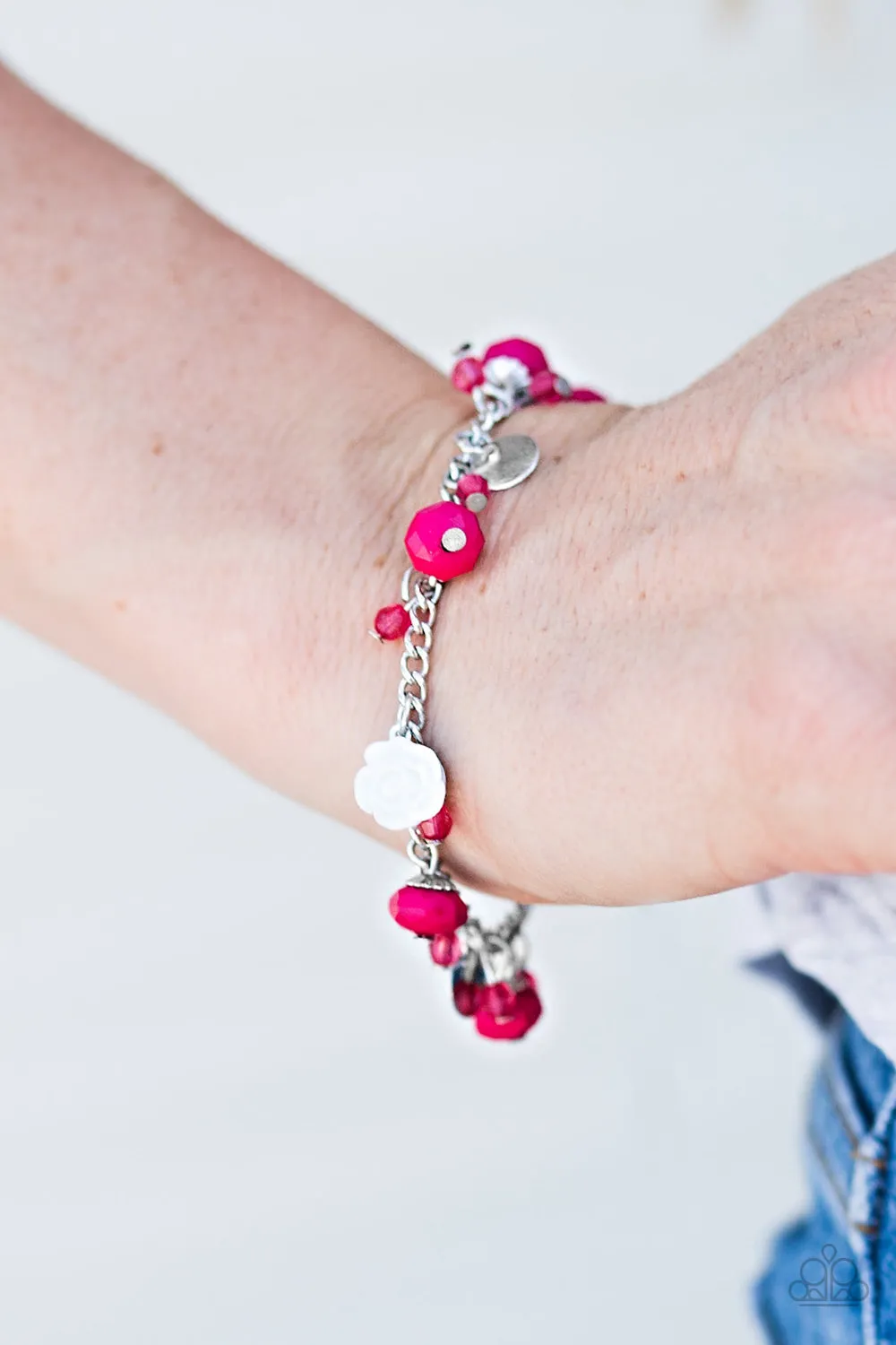 Paparazzi Bracelet ~ Spoken For - Pink