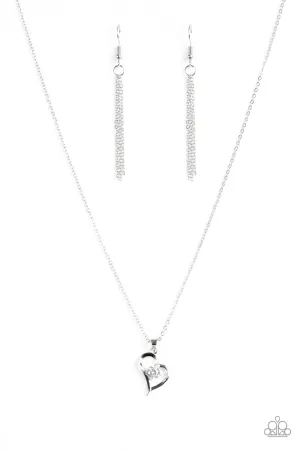 Paparazzi Necklace ~ Always Be Mine - White