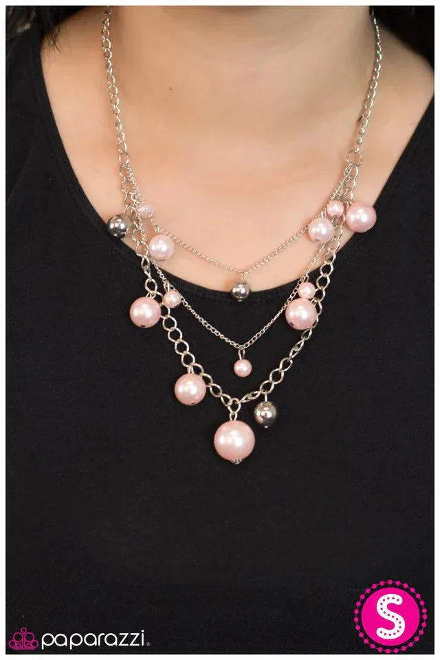 Paparazzi Necklace ~ Classically Captivating - Pink