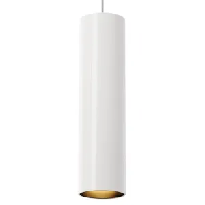 Piper LED Freejack Pendant 7W 3000K 485 Lumens White & Satin Nickel finish