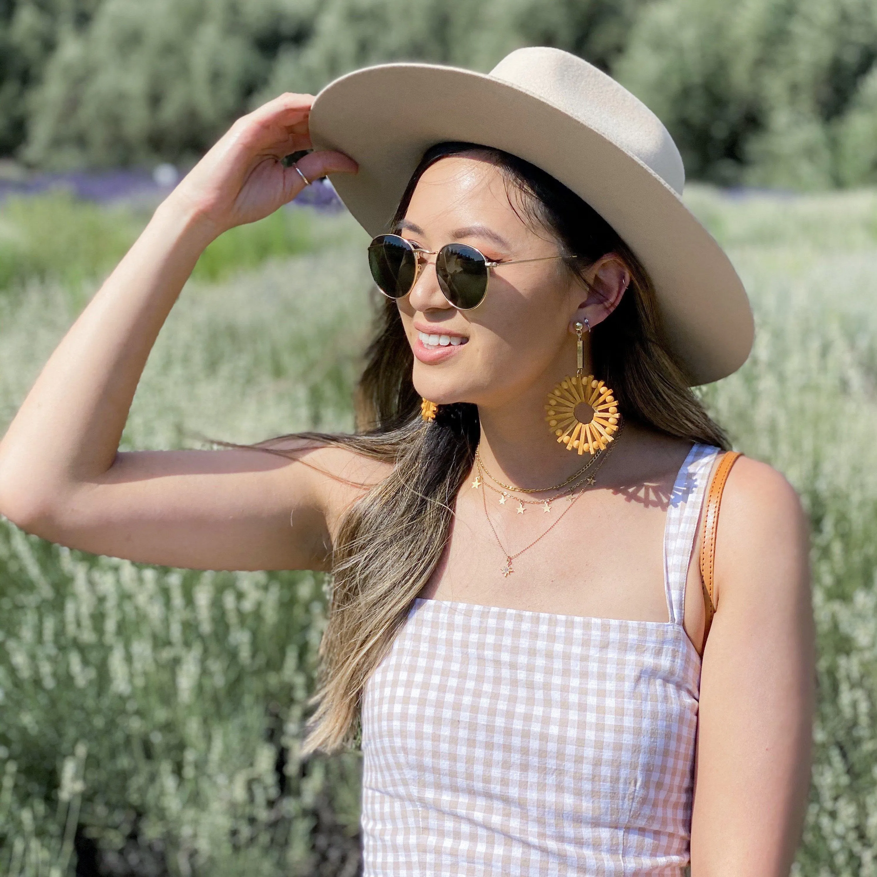 Playa Rica Wooden Statement Earrings