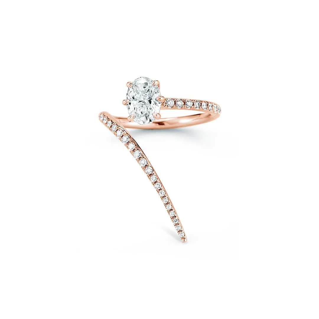 Rae Wrap Ring With Pave