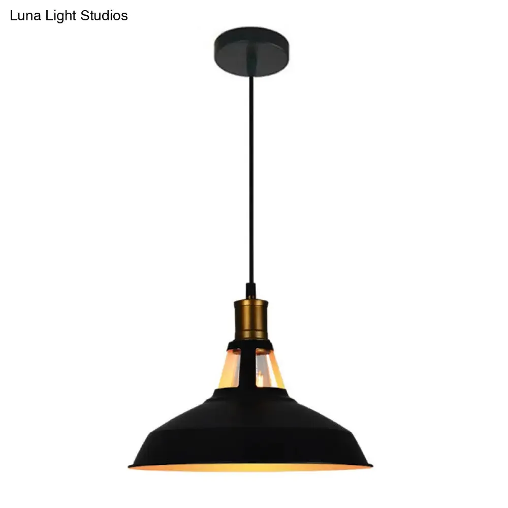 Retro Style Iron Pendant Ceiling Light - 1 Head Suspension Lighting for Bars