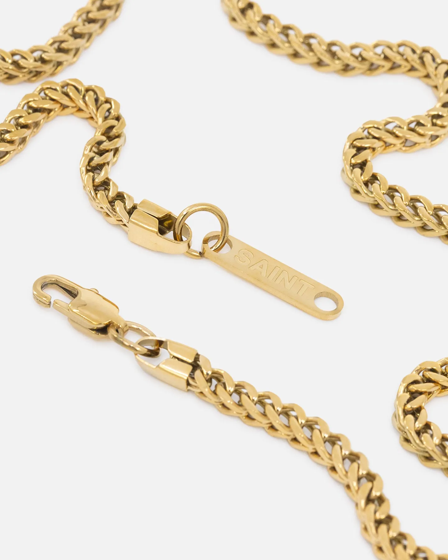 Saint Morta 4mm Franco Chain Gold