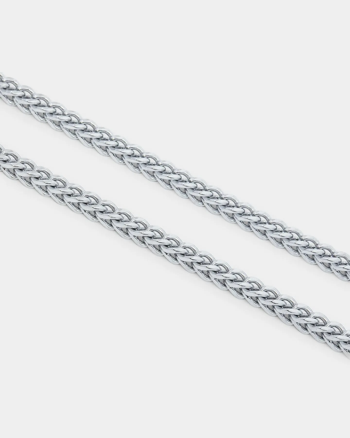 Saint Morta 4mm Franco Chain White Gold