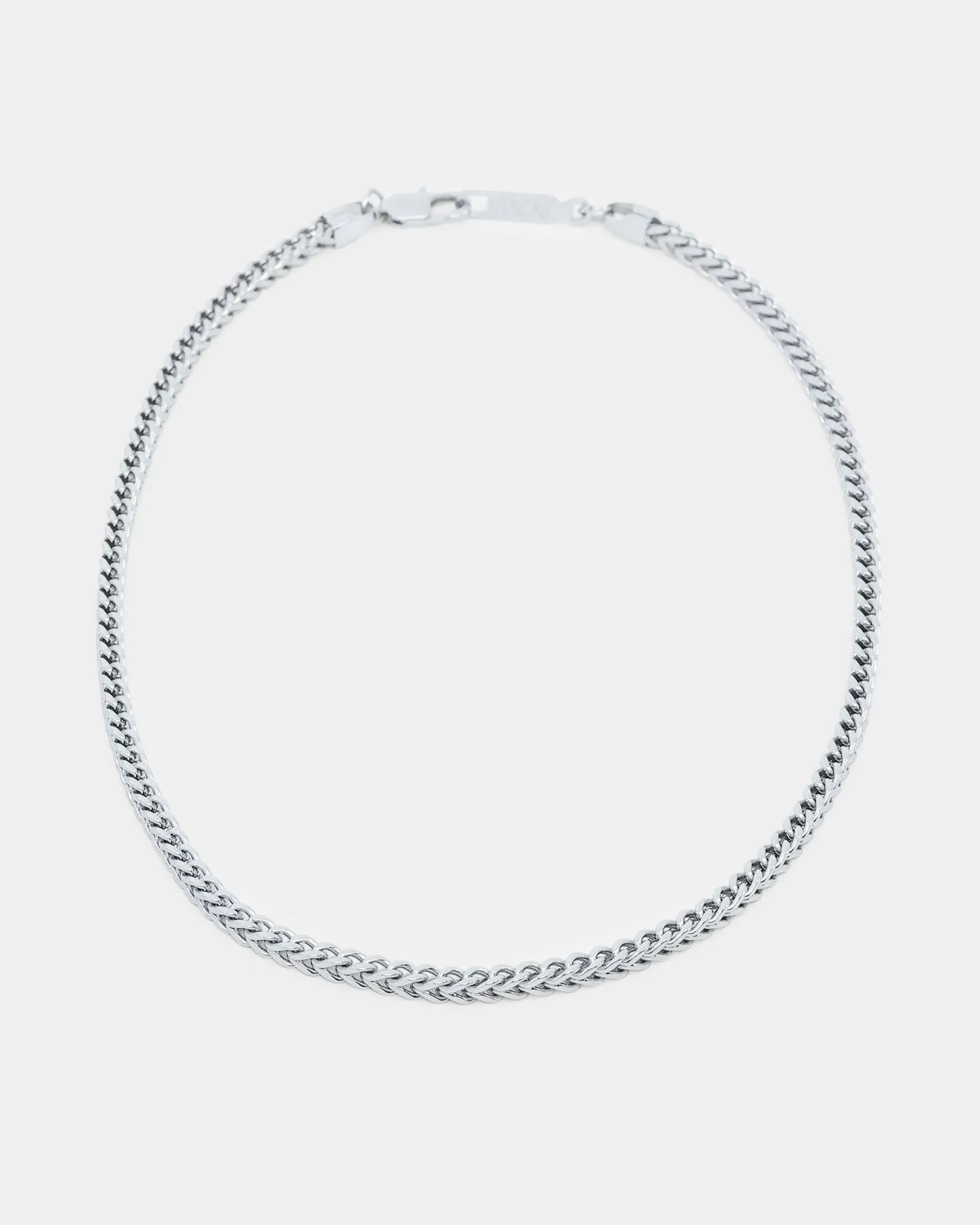 Saint Morta 4mm Franco Chain White Gold