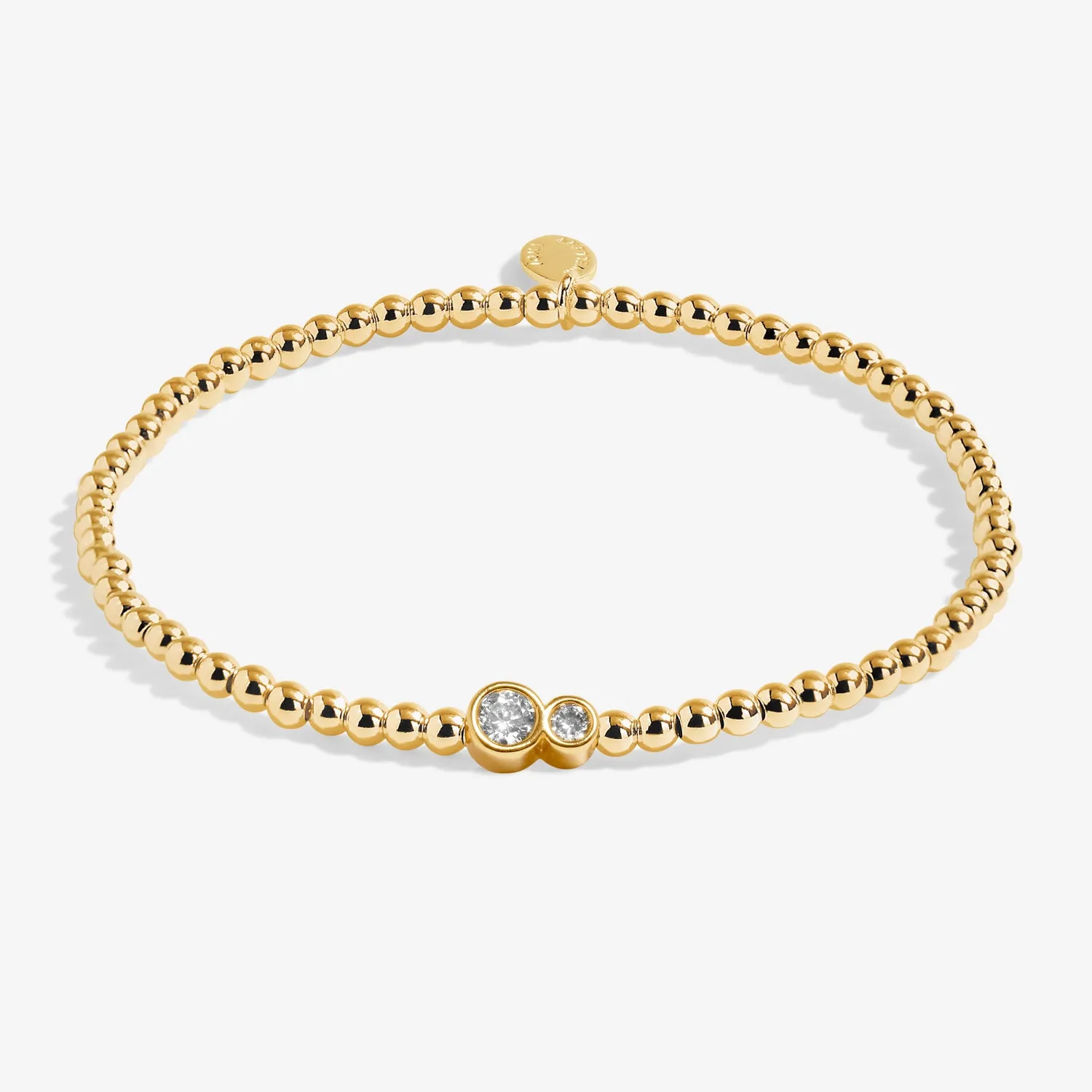 Share Happiness Through Thick Thin Ill Always Be There Gold Plated Bracelet 7385