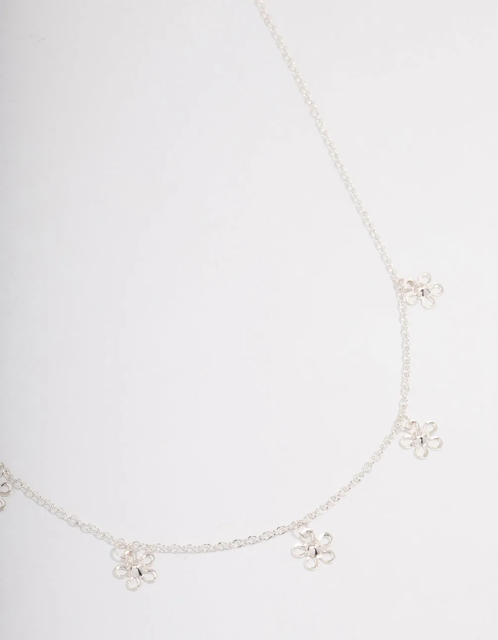 Silver Daisy Garden Necklace