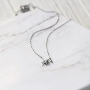 Silver Starburst Choker