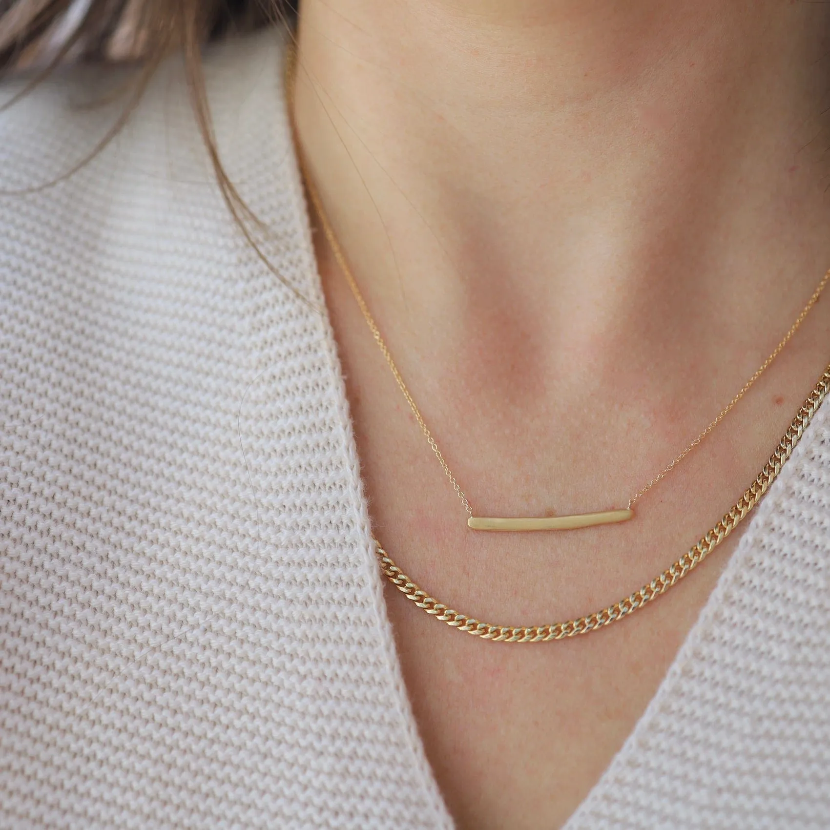 Simple Bar Necklace