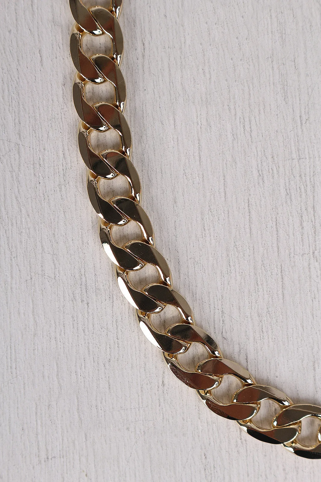 Simple Curb Link Chain Necklace