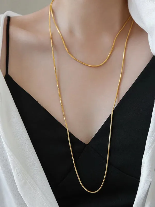 Solid Color Necklaces Accessories Dainty Necklace