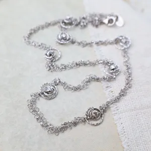 Sterling Silver Jane Webb Necklace