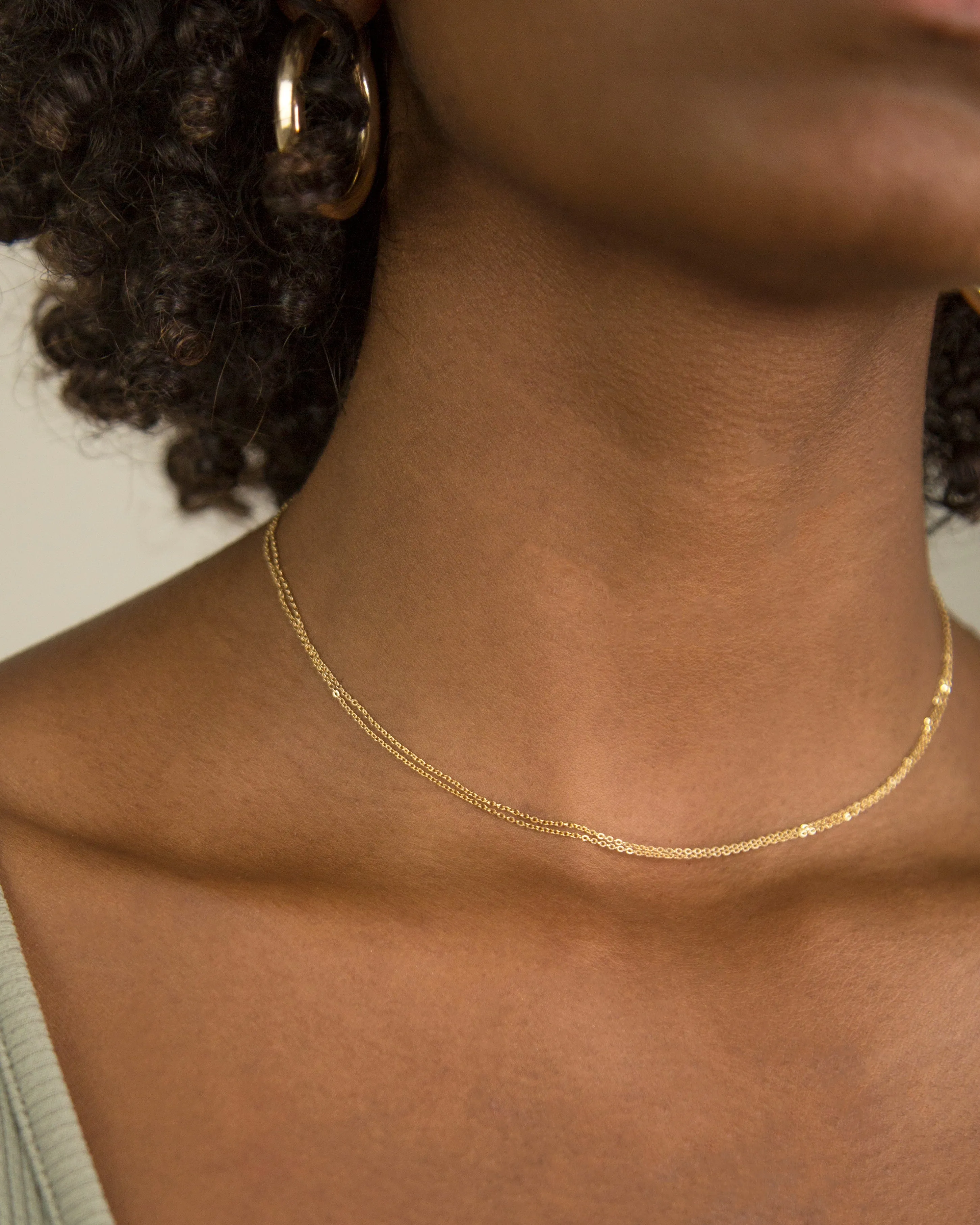 Super Dainty Wrap Necklace