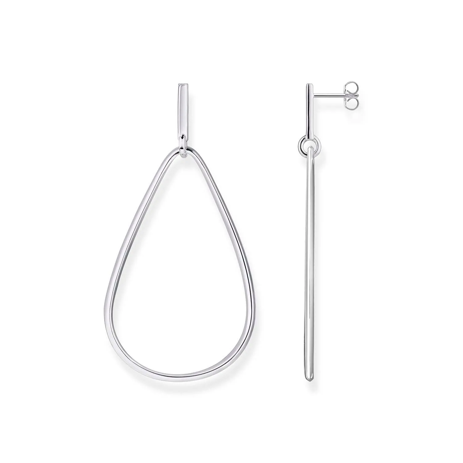 Thomas Sabo Heritage Sterling Silver Organic Drop Earrings