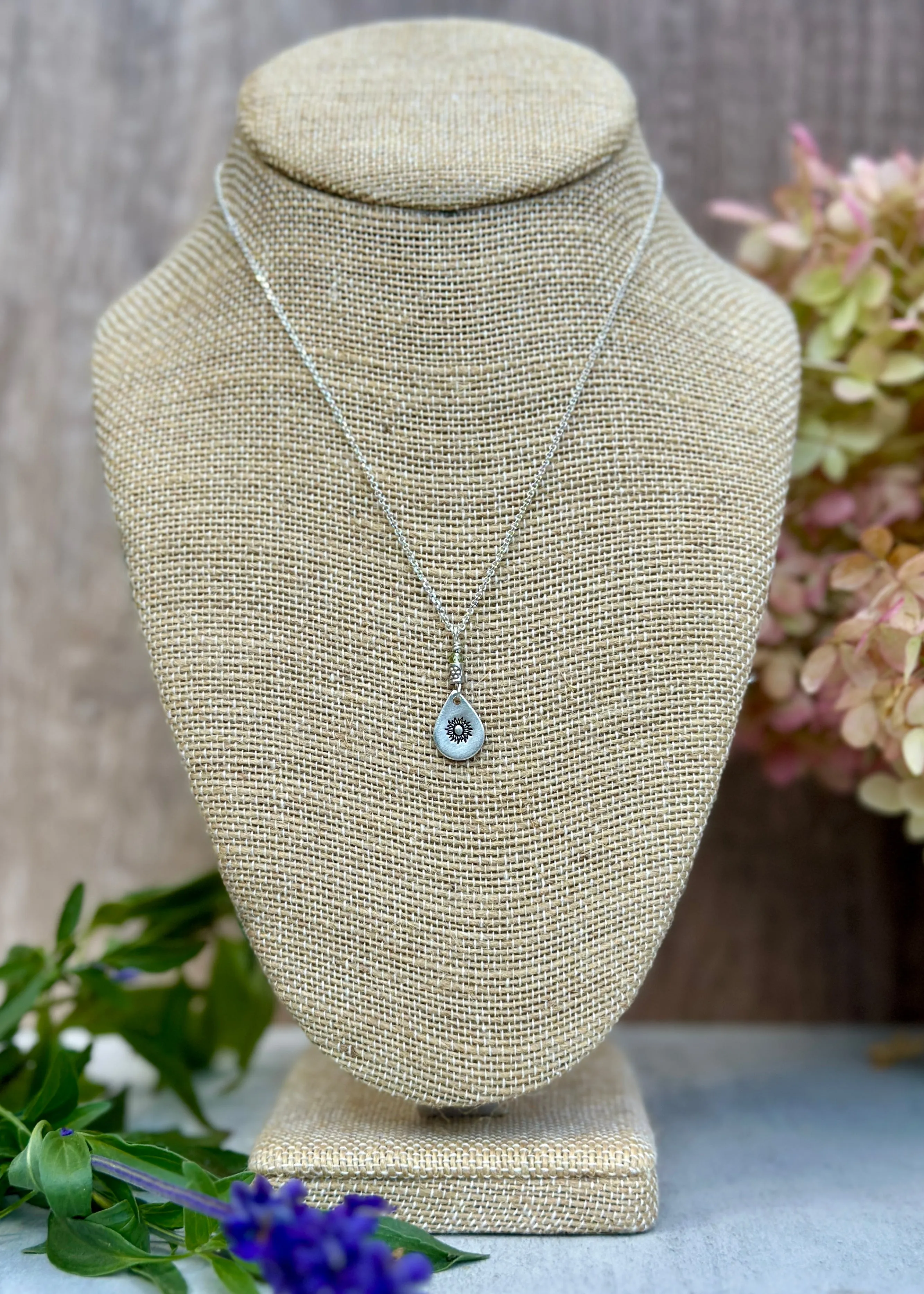 Tiny Teardrop Necklaces