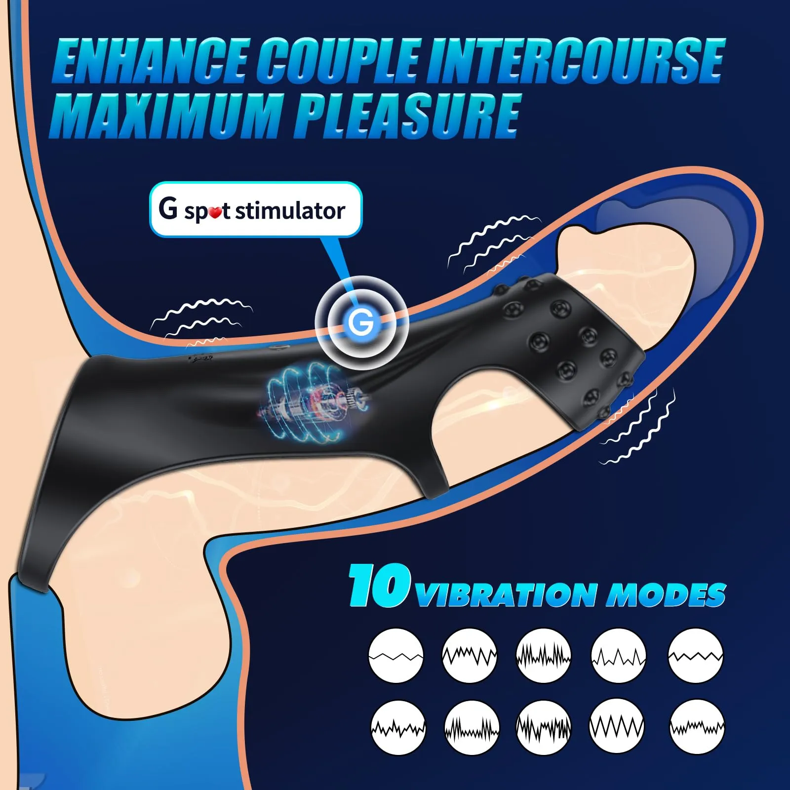 Triple Vibration Penis Ring