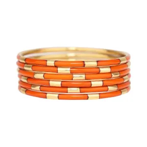 Veda Bracelets - Burnt Orange