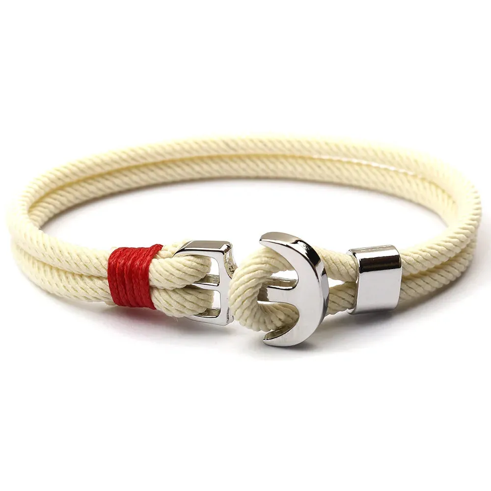 Whale Tail Anchor Multilayer Bracelet