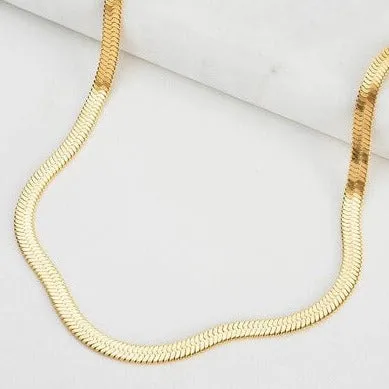 Zafino Snake Chain Gold Necklace